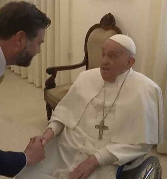 Pope Francis meets with U.S. Vice President J.D. Vance at the Vatican, just hours before the pontiff’s passing at age 88.