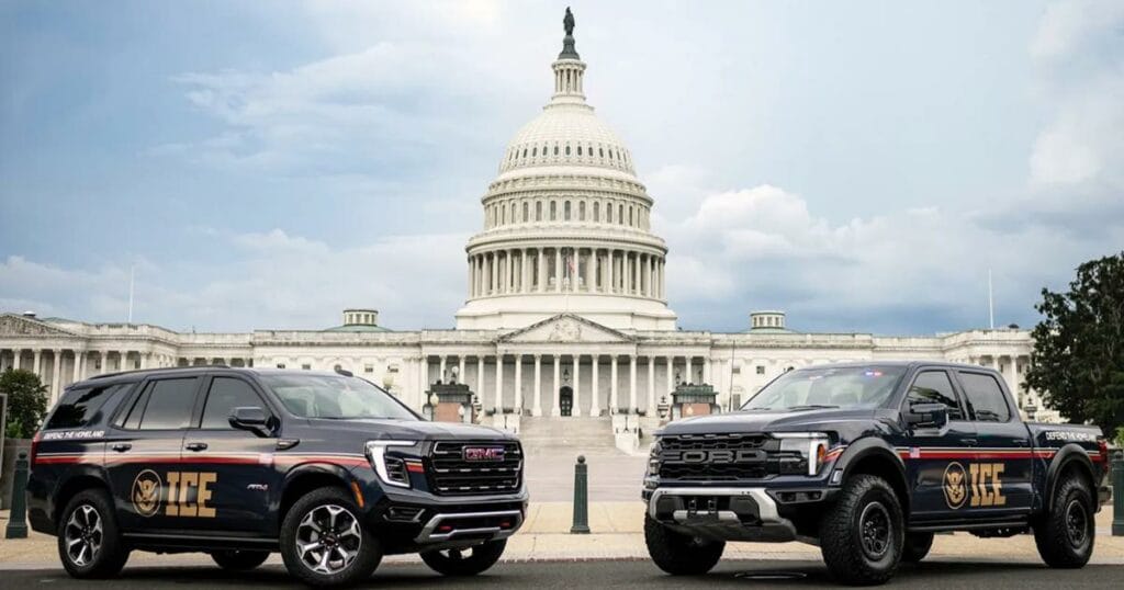 DHS Unveils Striking New ICE Fleet to Boost Recruitment and Visibility ...